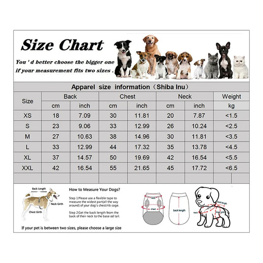 Winter Dog Clothes Puppy Pet Dog Coat Jacket For Small Medium Dog Thicken Warm Chihuahua Yorkies Hoodie Pets Clothing - The Pawfect Pets